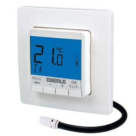 Eberle 527816355100 FIT np 3F / blue IP30, white floor temperature controller 10-40°C, 230VAC,
