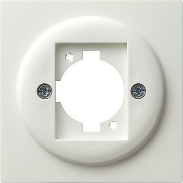 Gira 026540 cover+supporting ring XLR C-series S-Color pure white