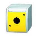 Busch-Jaeger 2533 WN-15-54 empty housing, with label field alpine white