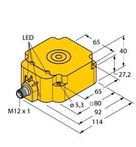 Turck 1562000 BI50U-Q80-VP4X2-H1141 Inductive sensor