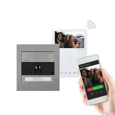Comelit Group Germany KVU8190W Ultra 1WE Monitor Mini HF WiFi SB2 Einf Video Door Station