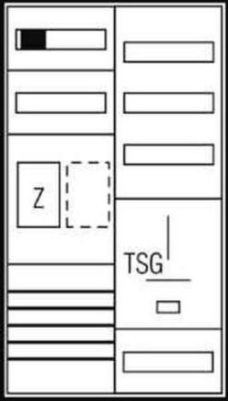 ABN N/PE with CU 20x10mm 1-pole 27° busbar module (MXSC31351)