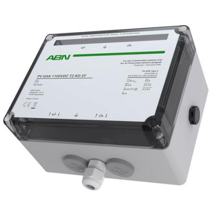 ABN R9L2RUB3 PV GAK 1100VDC T2 KD 3Yf PV Generator Junction Box