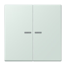 Jung LC995KO5215 2-way rocker switch with light guide, LS series, pale cerulean ( LC32034 )