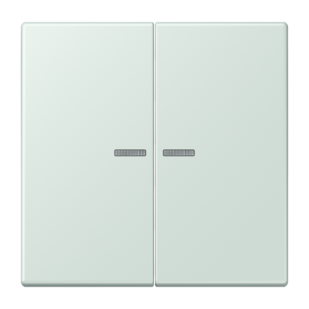 Jung LC995KO5215 2-way rocker switch with light guide, LS series, pale cerulean ( LC32034 )