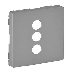 Legrand 754722 cover Valena Life RCA 3-WAY AL, (aluminium)