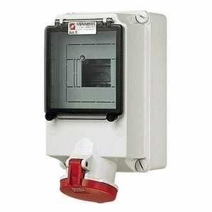 Mennekes 7102 wall socket 63A 5-pole 6h 400V IP44