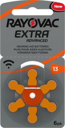Hückmann 105213 Rayovac 13AE (PK=6pcs.) hearing aid battery