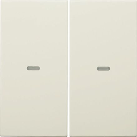 BERKER 80960382 Cover for push button sensor S.1/B.3/B.7 | 2-way | glossy white