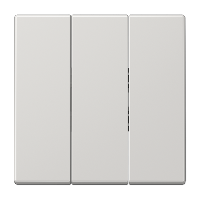 Jung LS993BFLG rocker switch 3-way, thermoplastic, LS series, light grey