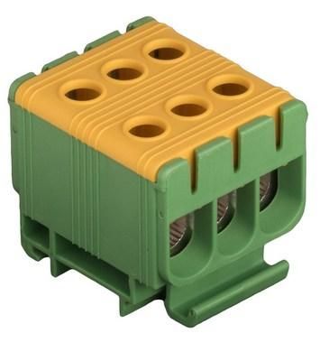 Pollmann 2090306 UK 50/3PE green-yellow 3-pin universal terminal