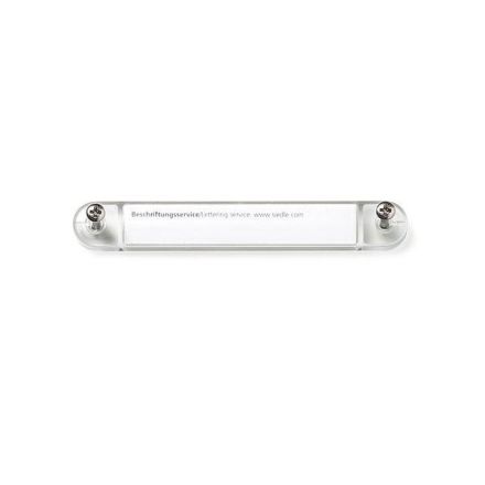 Siedle 200035326-00 Nameplate upper part for CL Siedle Classic Crystal clear
