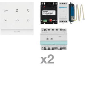 Elcom REK422Y AUDIO kit i2Audio+2Wire 2-participant intercom set