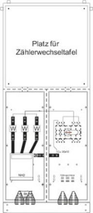 ABB Striebel & John KS4267 measuring and transformer cabinet TwinLine, surface-mounted, 2CPX032962R9999
