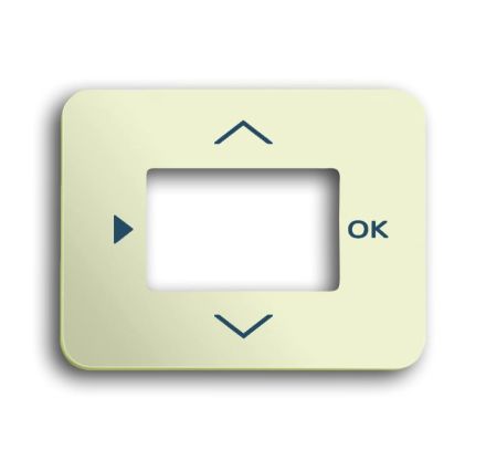 Busch-Jaeger 6435-22G central plate ivory/white