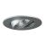 Brumberg 20353680 12V/AC 50W silver recessed ceiling spotlight