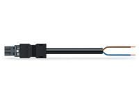 Wago 771-8982/216-803 connection cable 2x1.5mm² St, 8m, black