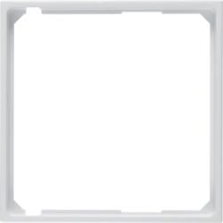 Berker 11098989 intermediate ring for central plate polar white, glossy Berker S.1/B.3/B.7