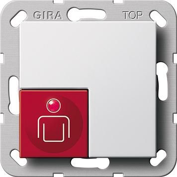 Gira 290003 call button System 55 pure white