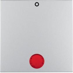 Berker 16241404 rocker with red lens and imprint '0' aluminum, matt Berker B.7