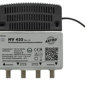 ASTRO Strobel 00217423 HV 433 broadband amplifier