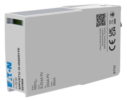 Eaton EP-501959 PV surge protection 1000V K1 and 2 combi tested interchangeable insert