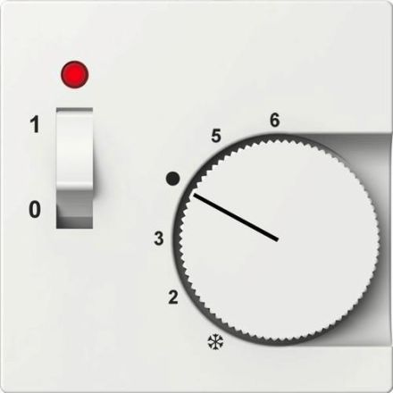 ELSO ELG367424 Central plate for temperature controller pure white