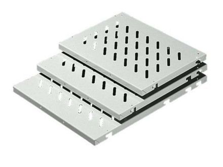 RITTAL 7145735 WxD=409x700mm RAL7035 component shelf for 50kg
