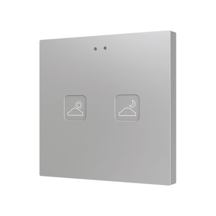 ZENNIO ZVIT2 capacitive touch sensor Tecla | 2-fold | custom