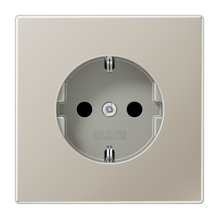 Jung ES1520N SCHUKO socket, 16 A 250 V ~, without claws, LS series, stainless steel