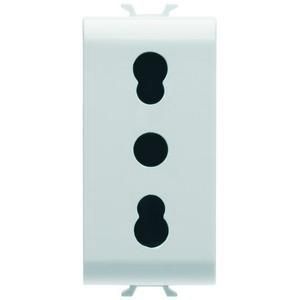Gewiss GW10203 1M 2P+PE 16A P17-11 ital. Stand white socket