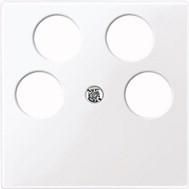 MERTEN 296525 Central plate active white glossy System M
