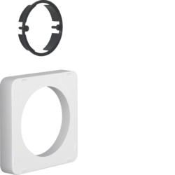 Berker 9103209 surface-mounted frame with clamping ring polar white System 42 V