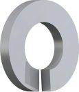 Reisser 000127V038-060000S-1 DIN 127 spring washers, form B, B 6, stainless steel A2, pickled, passivated, packed 100 a