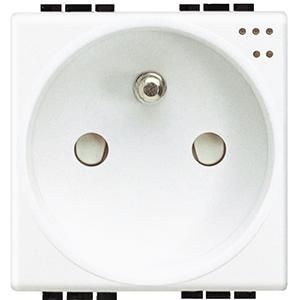 Bticino N4144 Sdo French standard 2p+e box white