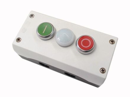 Eaton M22-I3-M2 push button, 2 NO + 2 NC surface mount, + LED, 216533