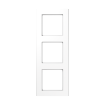 Jung AC583BFWW frame 3-way, vertical and horizontal mounting, thermoplastic, A CREATION, alpine white