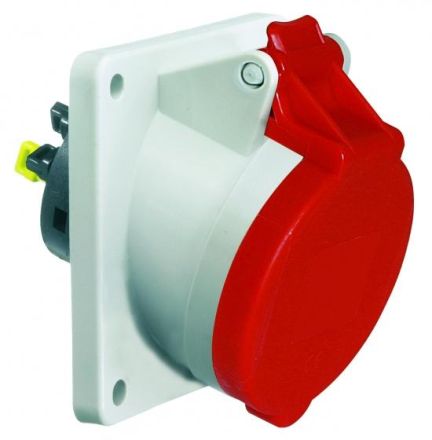 Bals 12757 16A 5p 400V 6h IP44 85x85 / 70x70 panel mounted socket