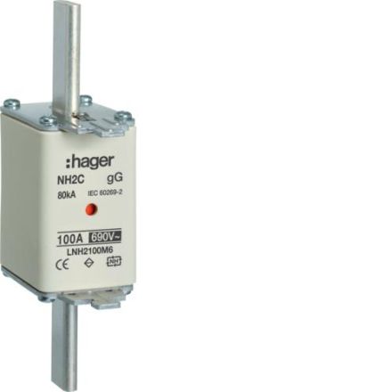 Hager LNH2100M6 NH fuse link NH2 gG 690V 100A K-detector