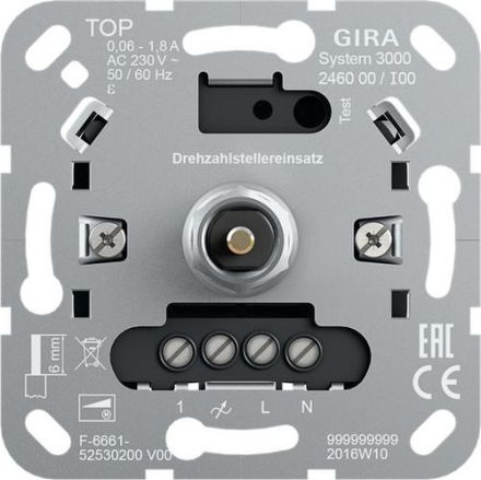 Gira 246000 S3000 speed controller insert
