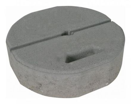Dehn & Söhne 102012 B55 D 337mm with recessed grip 17kg concrete base