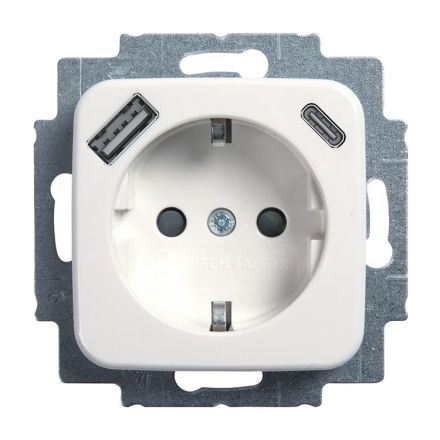 Busch-Jaeger 2CKA002011A6296 20 EUCB2USBAC-214 A+C USB socket SCHUKO