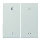 JUNG ENOLS995P01LG described EnOcean radio wall transmitter LS | 4-way, IO, arrows | light gray