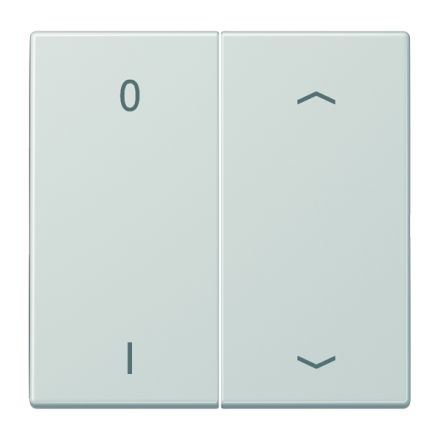 JUNG ENOLS995P01LG described EnOcean radio wall transmitter LS | 4-way, IO, arrows | light gray