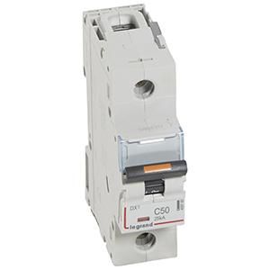 Legrand 409760 Circuit breaker DX3 C50A 1P 25KA 1, 5M