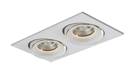 Brumberg 12419173 LED recessed ceiling spotlight 500mA 2x9.2W 3000K white