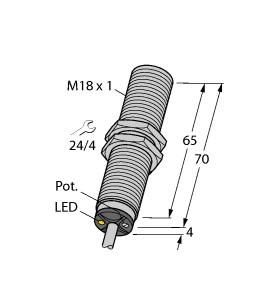 Turck 2305000 BC5-M18-AZ3X Capacitive sensor
