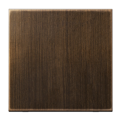 Jung ME1700AT LB management button 1-way, neutral, brass, LS series, antique brass