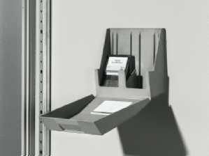 RITTAL 2446000 Polyamide for 10 DVD / 18 diskettes RAL7033 diskette box
