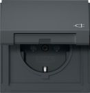 Gira 445467 KD TX44 anthra socket SCHUKO